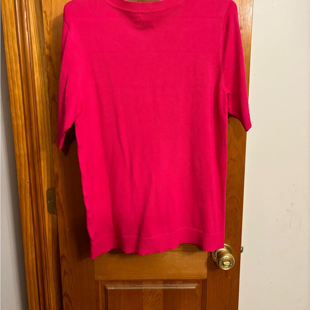 Anne Klein Short sleeve sweater. Smoke free home. No rips